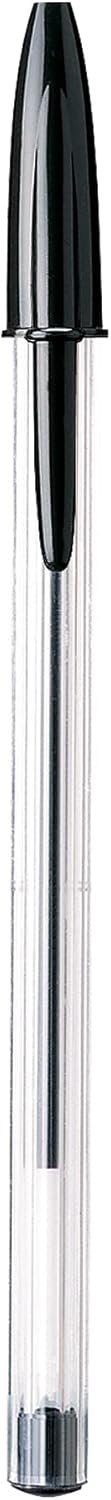 BIC Cristal Xtra Smooth Ballpoint Pen, Medium Point (1.0mm), Black, For Everyday Writing Activities, 10-Count