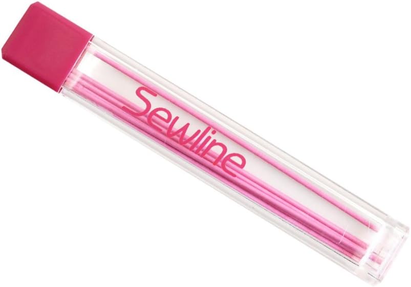 Sewline Lead Refill White – 6-Pack Ceramic Fabric Pencil Leads for Trio Mechanical Pencils