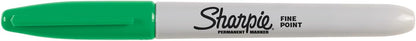 Sharpie Permanent Markers, Fine Point, Black, 12 Count