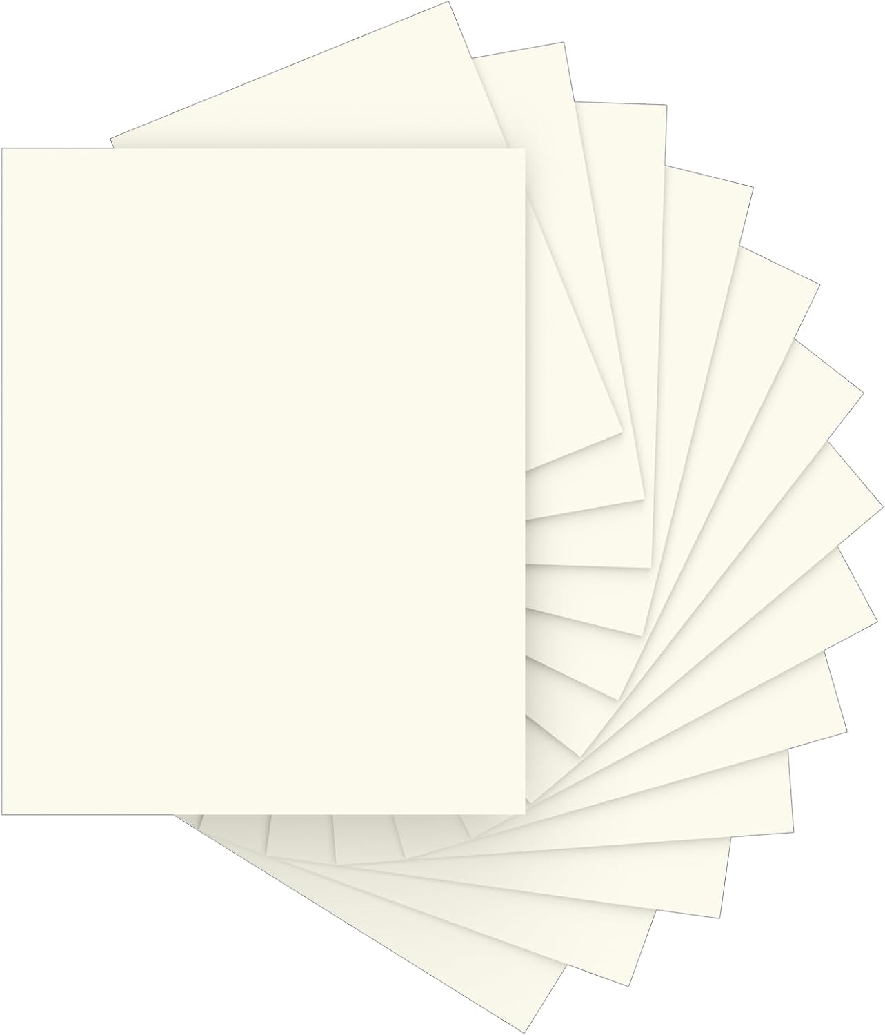 40 Sheets Cream Cardstock Paper 8.5 x 11, Ivory Cardstock Printer Paper 8.5x11, Off White Card Stock Paper 8.5 x 11, 200 GSM Construction Paper for DIY Cards, Greeting Cards, Wedding Invitations