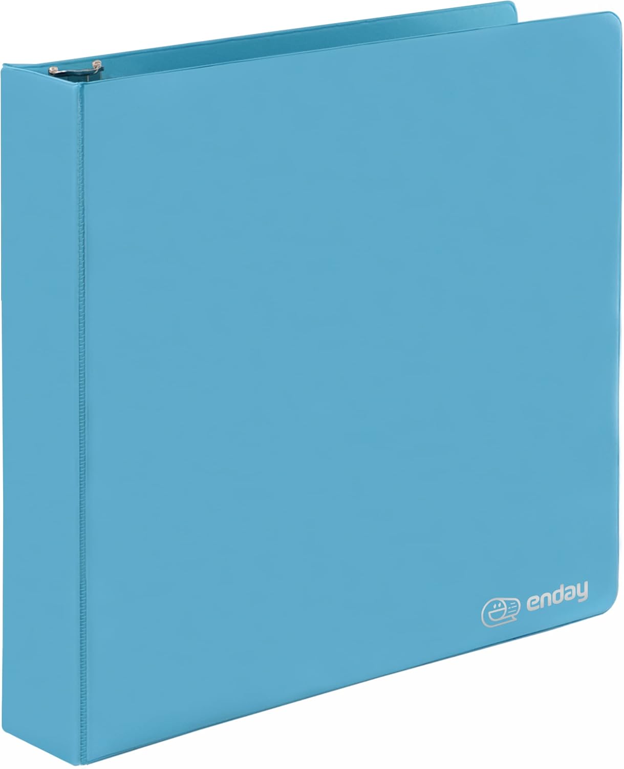 3 Inch Binder 3 Ring Binders Green, Slant D-Ring 3” Clear View Cover with 2 Inside Pockets, Heavy Duty Colored School Supplies Office and Home Binders – By Enday