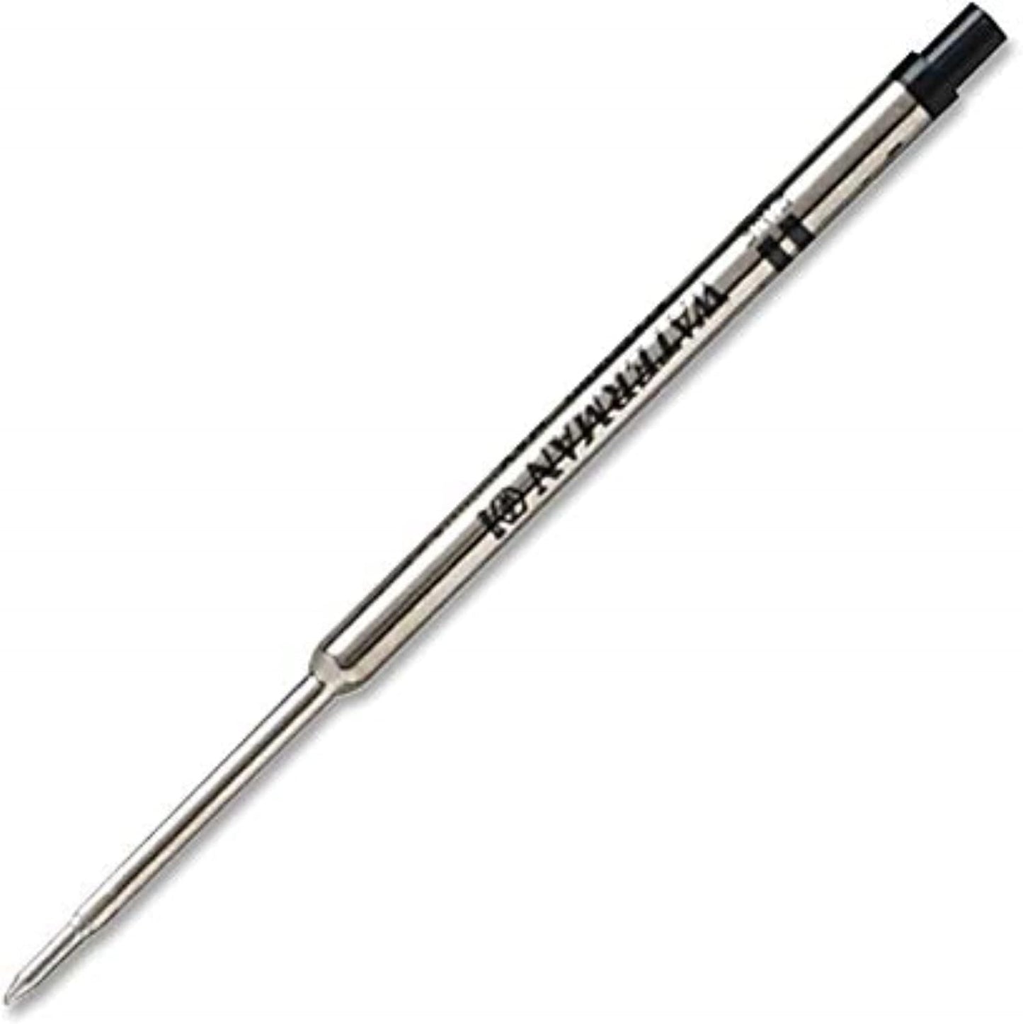 WATERMAN Ballpoint Pen Refill, Medium Point, Black Ink (834254)