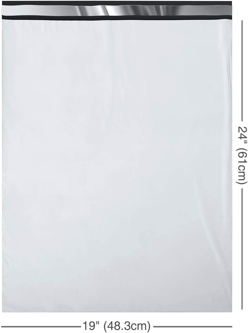Fuxury Poly Mailers 14.5x19 Inch 50pc Shipping Bags for Small Business Mailing Envelopes for Clothing,Self Seal Shipping Envelopes Waterproof Poly bags Durable Packaging Bags Light Pink