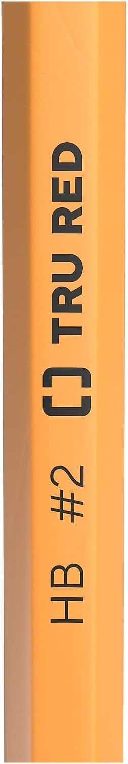 STAPLES Wooden Pencils, #2 Lead, Pre‑Sharpened, Yellow, 72 Pack – Classic Hex Pencils for School, Testing & Office Use