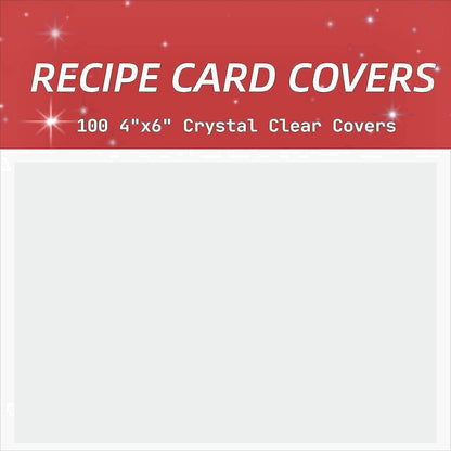 3x5 Recipe Card Protectors,100 Count,Recipe Card Covers,Index Card Sleeve