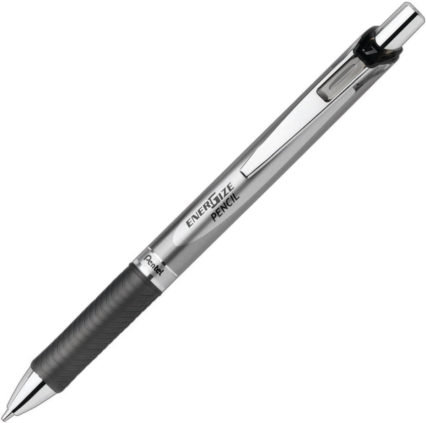 Pentel EnerGize Automatic Pencil with Lead and Erasers, 0.7mm, Assorted, 2 Pack (PL77LEBP2)