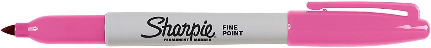 Sharpie Permanent Markers, Fine Point, Black, 12 Count