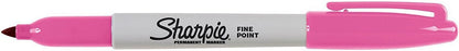 Sharpie Permanent Markers, Fine Point, Black, 12 Count