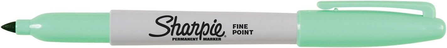 Sharpie Permanent Markers, Fine Point, Black, 12 Count