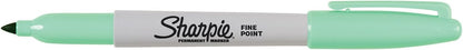 Sharpie Permanent Markers, Fine Point, Black, 12 Count