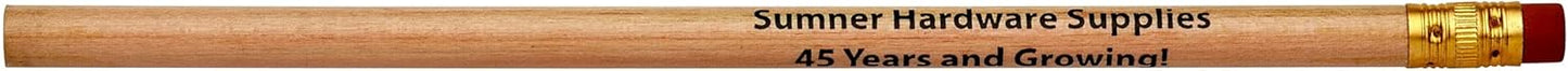 Pencil Guy Promotional Personalized Imprinted Round Pencils.-500 per box