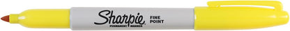 Sharpie Permanent Markers, Fine Point, Black, 12 Count