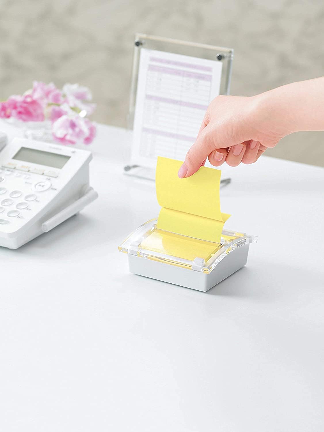 Post-it Pop-up Notes, 6 Lined Sticky Note Pads, 3 x 3 in., School Supplies, Office Products, Accordion Sticky Notes Work with Pop-Up Note Dispenser, Canary Yellow