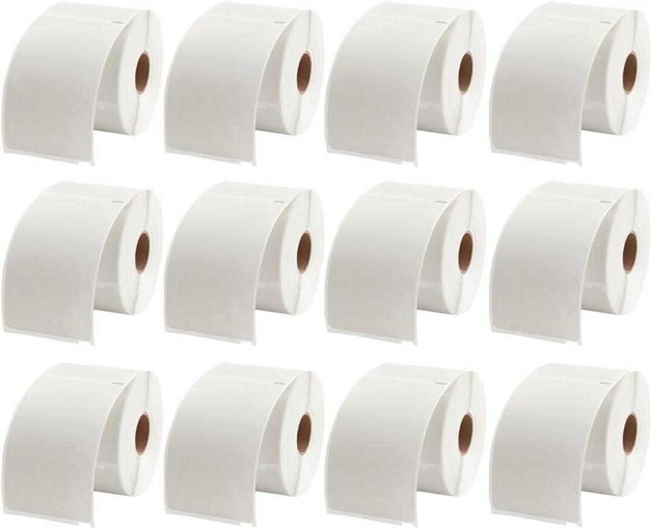 MFLABEL 4x6 Thermal Shipping Labels - 2 Rolls of 250, Perforated & Smudge-Proof Direct Thermal Labels Compatible with Rollo, Zebra, for Amazon UPS FedEx Shopify