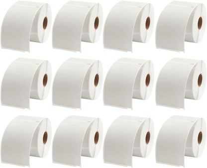 MFLABEL 4x6 Thermal Shipping Labels - 2 Rolls of 250, Perforated & Smudge-Proof Direct Thermal Labels Compatible with Rollo, Zebra, for Amazon UPS FedEx Shopify