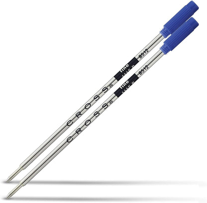 Cross Ballpoint Pen Refill - Blue - Fine - 2-Pack - Refill for Consistent Ink Flow - Quick-Drying &