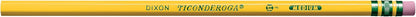 Ticonderoga Wood-Cased Pencils, Pre-Sharpened, 2 HB Soft, Yellow, 12 Count
