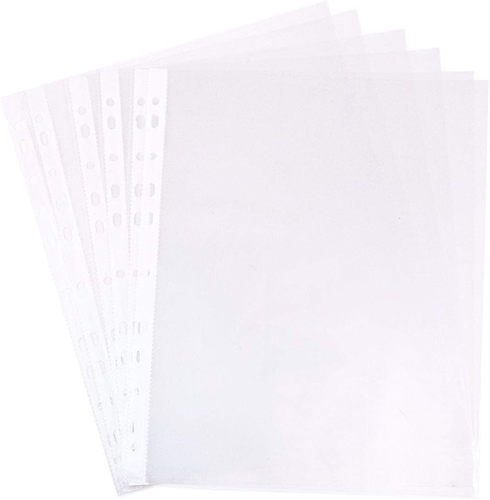 JAM PAPER Sheet Protectors - Fits Standard 8 1/2 x 11 Paper - Clear - 10 Document Sleeves/Pack