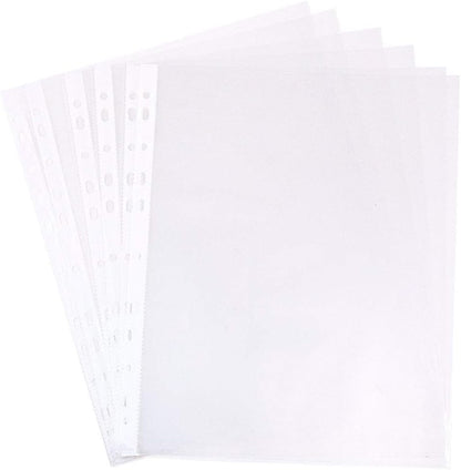 JAM PAPER Sheet Protectors - Fits Standard 8 1/2 x 11 Paper - Clear - 10 Document Sleeves/Pack