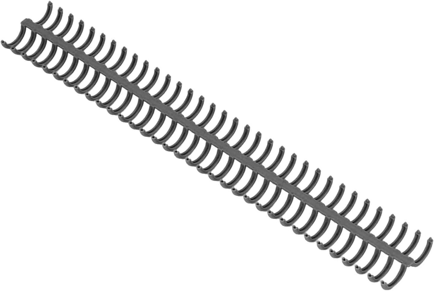 10 Pcs 15mm/0.59 in Binding Coils 32 Loop Spine for Books, Plastic Binding Rings for Manual Binding Machine, Wire Coils for Report Covers, Documents, Presentations, DIY Projects(Black)