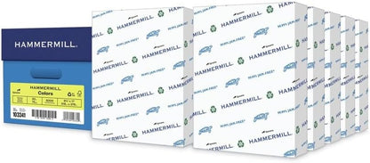 Hammermill Colored Paper, 20lb Pink Printer Paper, 8-1/2 x 11- 1 Ream (500 Sheets) - Made in the USA, Pastel Paper, 103382R