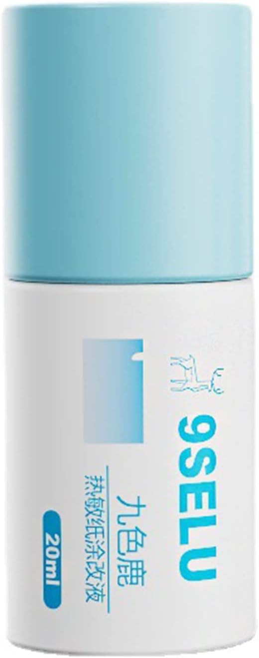 PAPABA 1 Pc Thermal Paper Data Protection Fluid Quick-Drying Privacy Protection Information Cover Correction Liquid 20ml