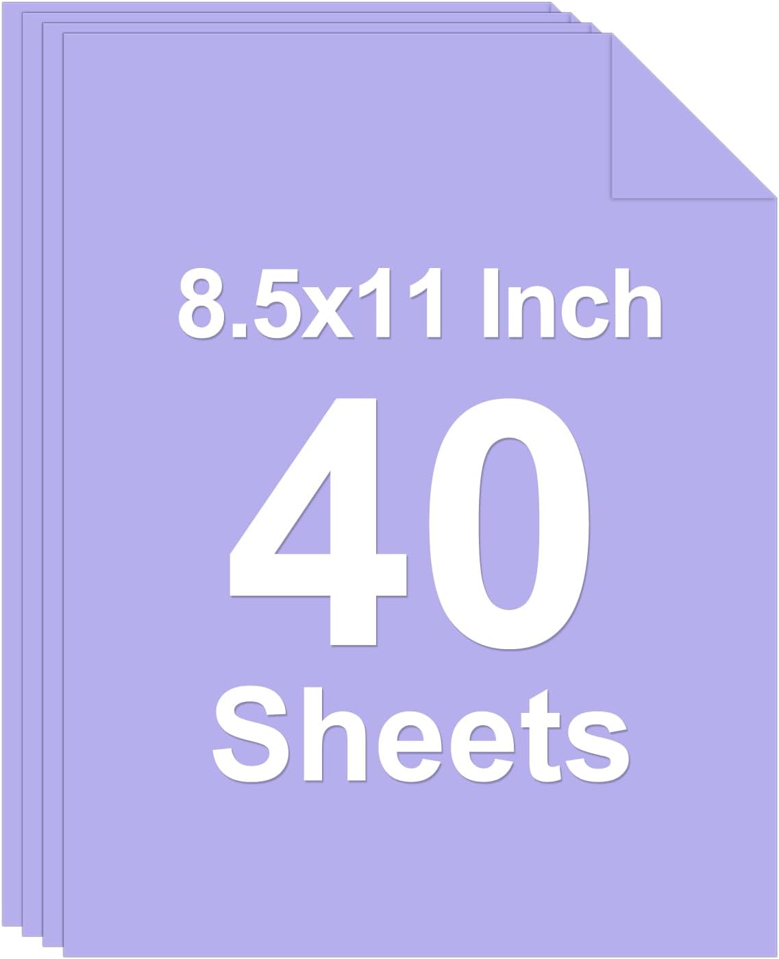 40 Sheets Colored Cardstock, 8.5 x 11 Construction Paper, Black Card Stock Paper, Cardstock Printer Paper for Halloween,Mothers Day, Christmas, Wedding Invitations, DIY Cards, Photo, Art and Crafts
