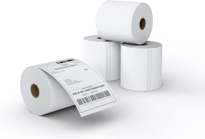 MFLABEL 4x6 Thermal Shipping Labels - 2 Rolls of 250, Perforated & Smudge-Proof Direct Thermal Labels Compatible with Rollo, Zebra, for Amazon UPS FedEx Shopify