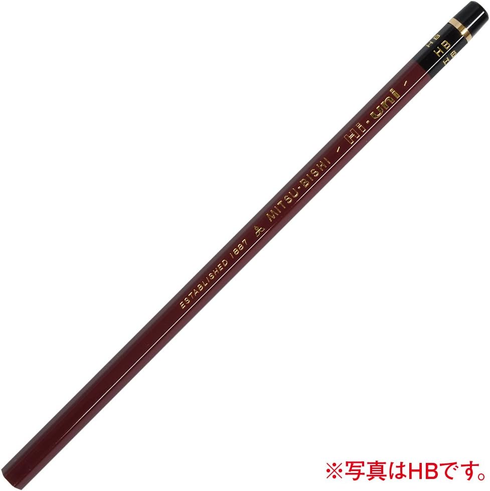 Uni Hi-Uni Wooden Pencil - 10B - Box of 12 (HU10B)