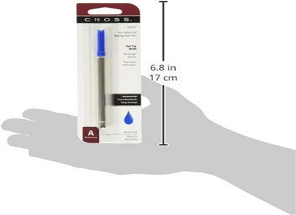 Cross Porous-Point Felt-Tip Refill for Selectip Pens - Blue - Medium - Felt-Tip Refill for Effortless Writing - Fast-Drying - Rich Pigmented Ink - Bold Lines & Smooth Laydown