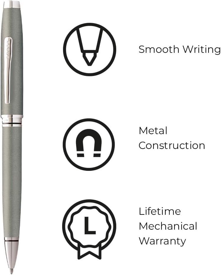 Cross Coventry Pen Ballpoint - Black/Chrome Lacquer