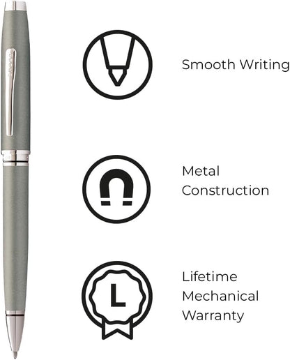 Cross Coventry Pen Ballpoint - Black/Chrome Lacquer