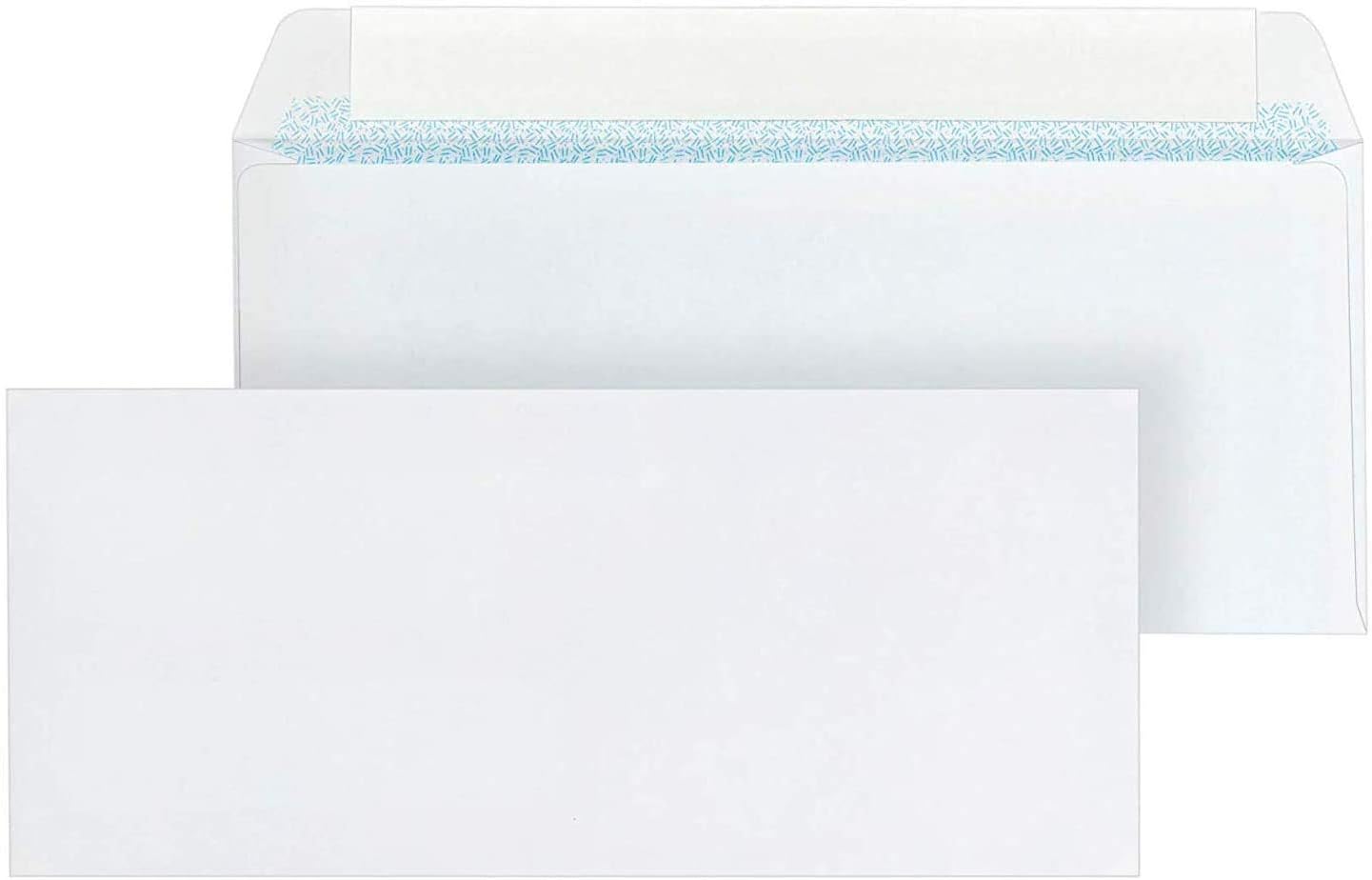 Mead #10 Security Business Envelopes Letter Size 4-1/8" x 9-1/2" – Peel and Seal, Privacy Lined, No-Window, Press-It Seal-It Self-Adhesive for Home & Office Mailing, 45 Count (75026)