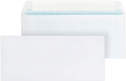 Mead #10 Security Business Envelopes Letter Size 4-1/8" x 9-1/2" – Peel and Seal, Privacy Lined, No-Window, Press-It Seal-It Self-Adhesive for Home & Office Mailing, 45 Count (75026)