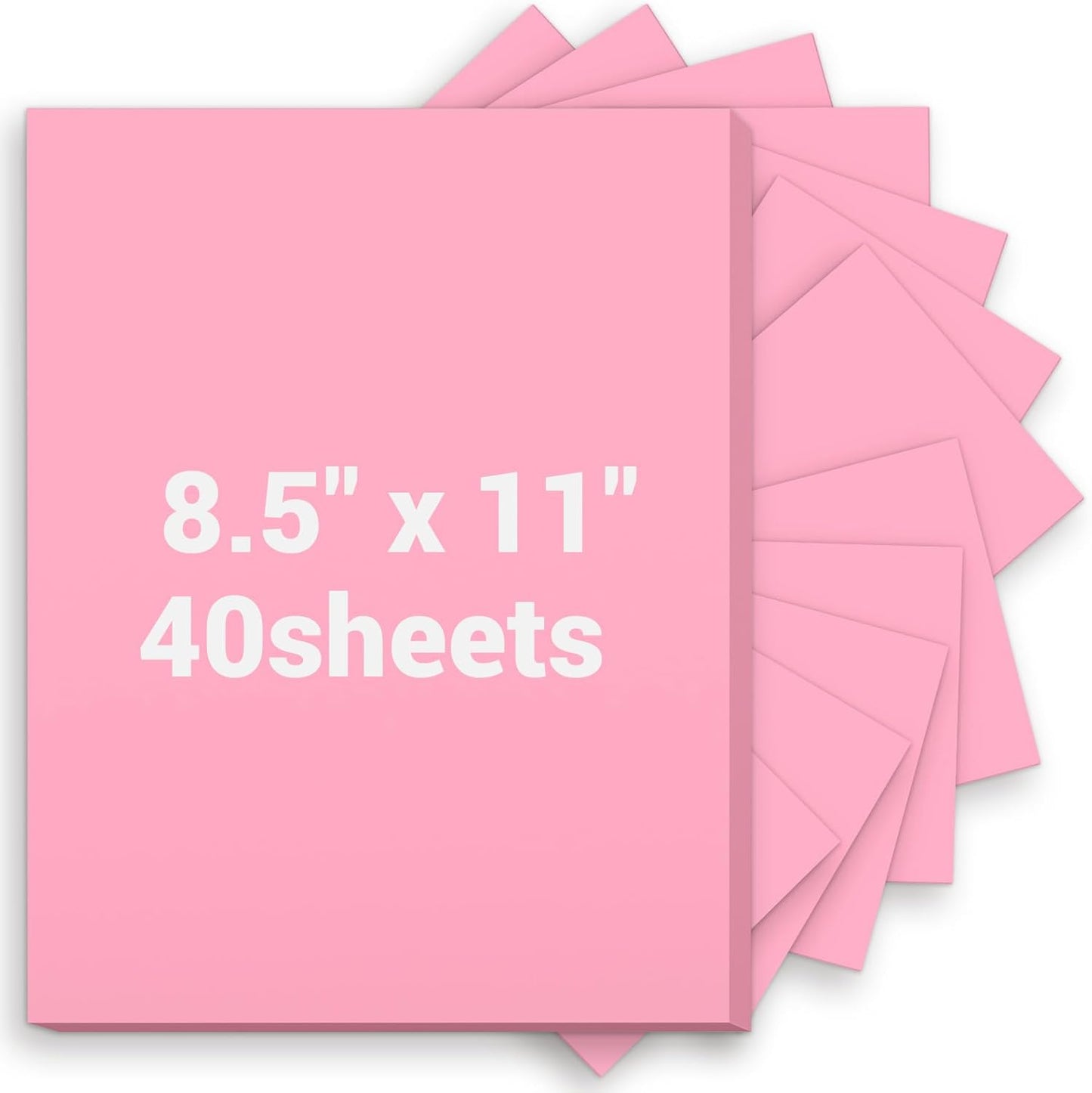 Cardstock 8.5 x 11, Thick Printer Paper 75 lb/200 gsm, 40 Sheets Card Stock White, Heavy Card stock, White CardStock Paper for Invitations, Diy Cards, Business Cards, Menus, Crafts, Drawing etc