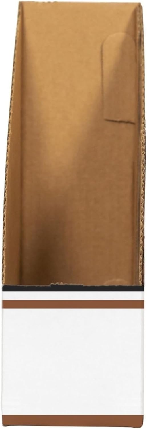 Bankers Box Magazine File Holders, Oversized Letter, Wood Grain, 12 Pack (07224)