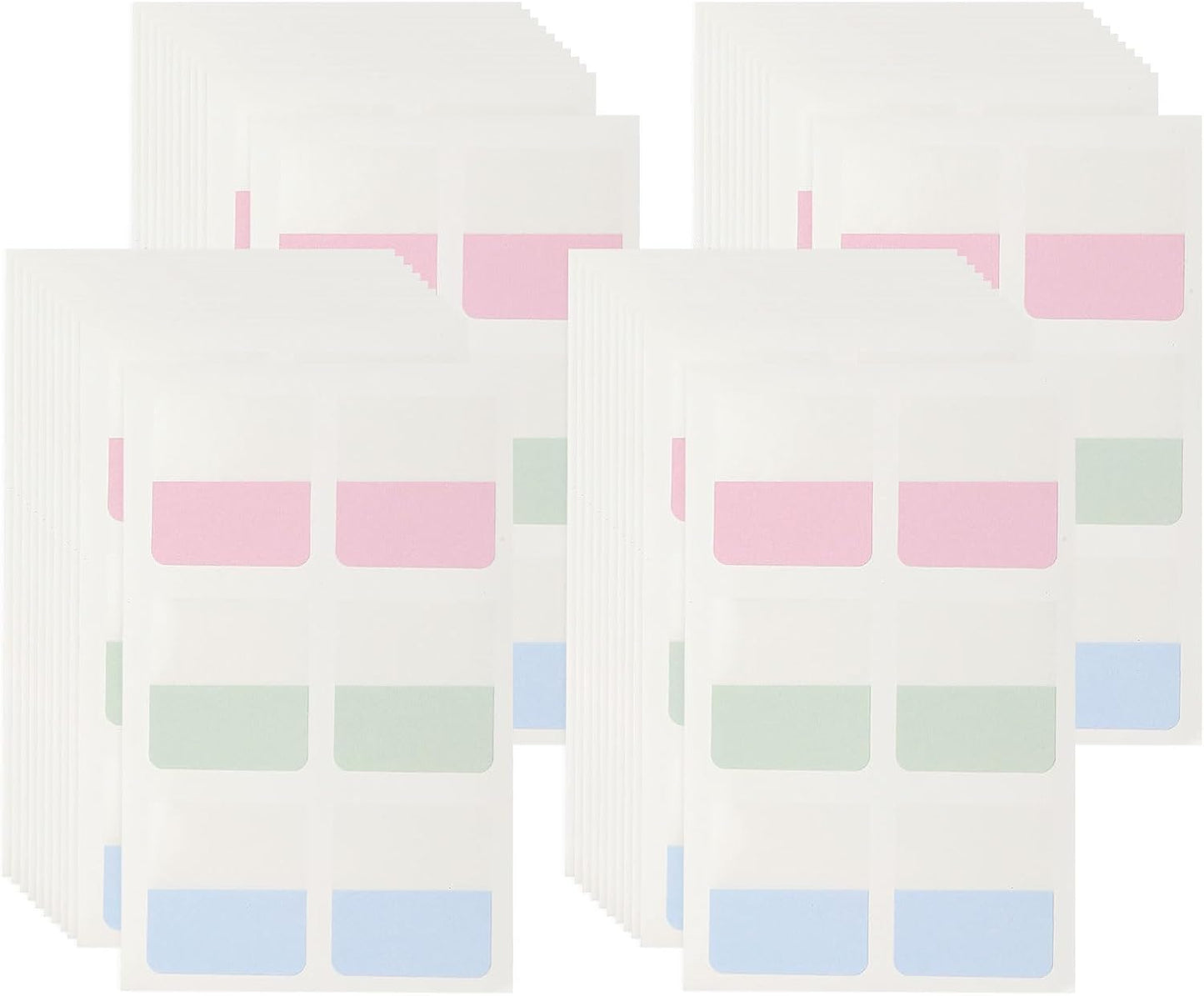 PATIKIL Clear Index Sticky Tabs, 240 Pcs Large Transparent Sticky Notes Bookmarks Planner Stickers Page Tabs for Office Notebooks File Folder Ledger Book, Gradient Purple