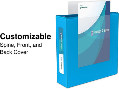Staples Heavy-Duty 2-Inch D-Ring View Binder, Reinforced Spine, Holds Up to 450 Sheets, Gray, for Office & School