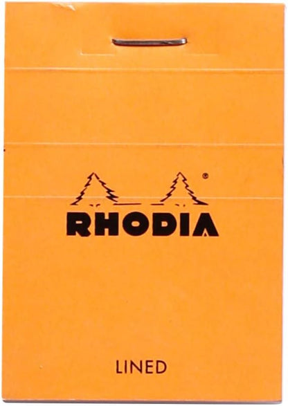 Rhodia Head Stapled Pad, No16 A5, Dot - Black
