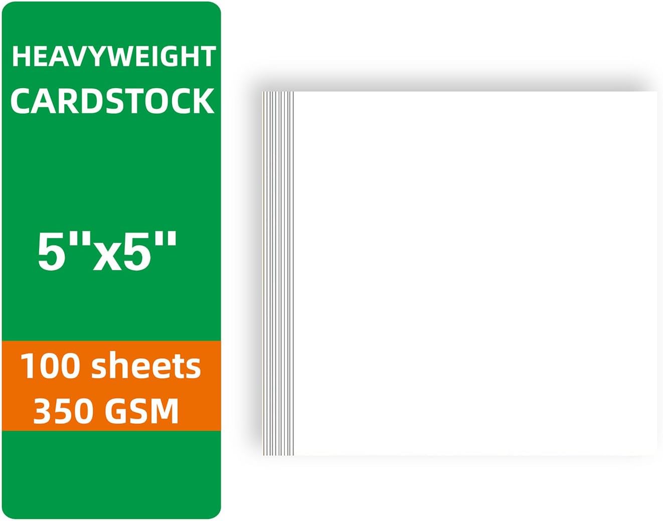 100 Sheets blank cardstock 2 x 3.5 In Heavy Weight business Card Stock 350gsm/130lb Learning Card, Note Card, Thank You Inserts, Gift Tags, Paper Crafts, Write, Draw, DIY (2X3.5 Inches)