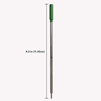 Monteverde USA Soft Ballpoint Refills to Fit Cross Pens, Medium Point, Green Ink, 2-Pack – Bold and Smooth Writing Solution