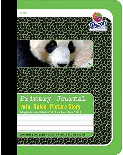 Pacon 2427 Composition Book, 5/8 Ruling, 9 3/4 x 7 1/2, 100 Sheets