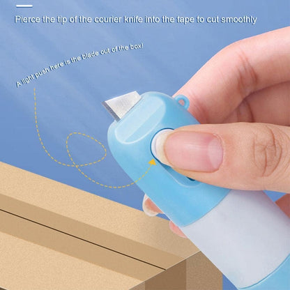 Thermal Paper Correction Fluid with Unboxing Knife,Portable Information Anti-Leakage Protection Correction Fluid,2 in 1 Privacy Protection Artifact for Package Labels Bills