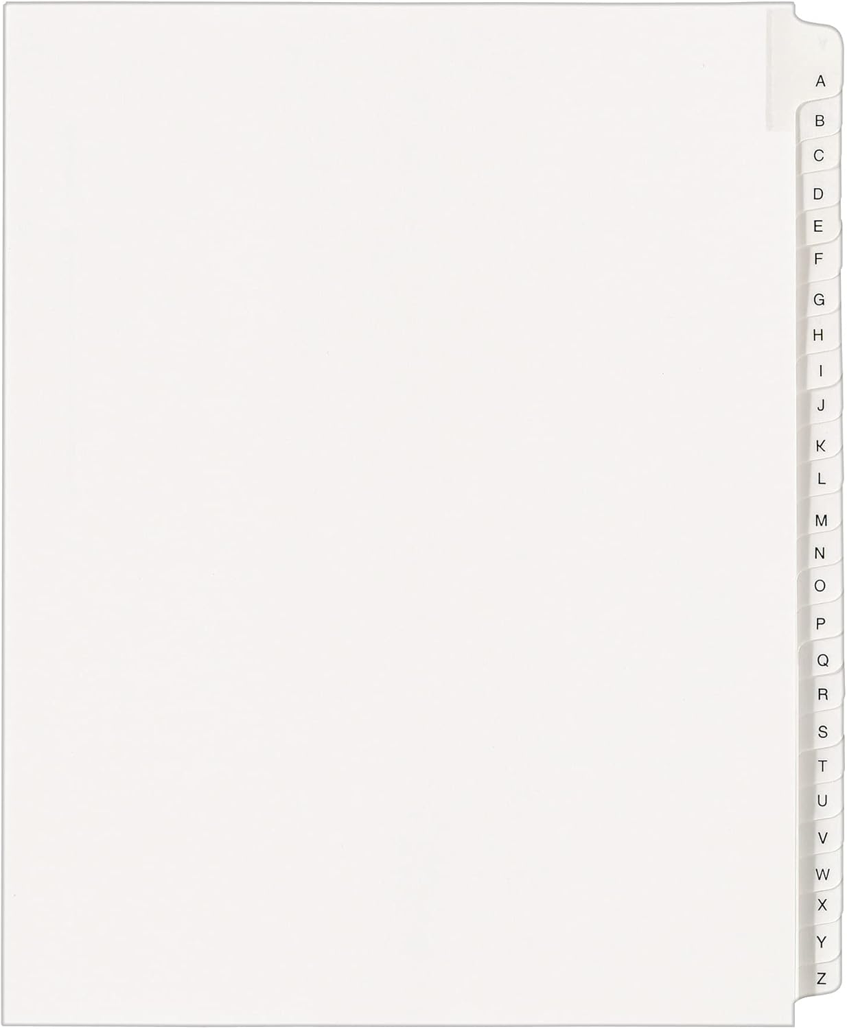 Avery A-Z Legal Exhibit Dividers for 3 Ring Binders, 25-Tab Set, Allstate Style, 1 Binder Divider Set (01700)