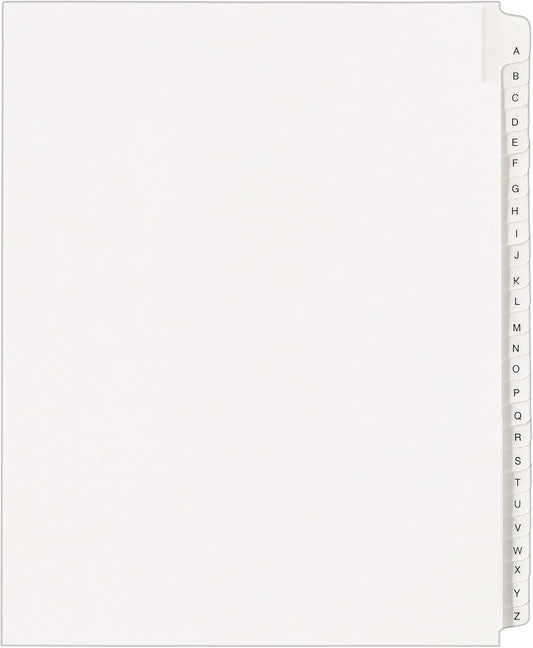 Avery A-Z Legal Exhibit Dividers for 3 Ring Binders, 25-Tab Set, Allstate Style, 1 Binder Divider Set (01700)