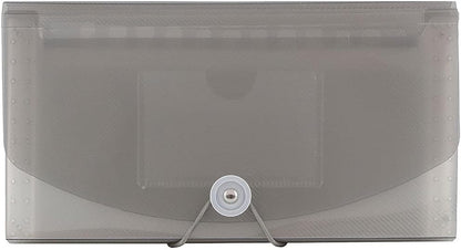 JAM Paper Accordion Folders - 13 Pocket Plastic Expanding File - Legal Size - 10 x 15 - Red - Sold Individually
