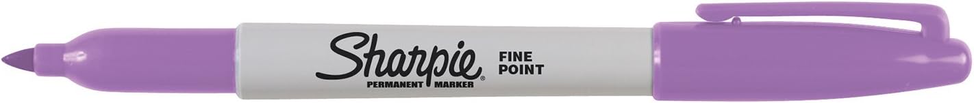 Sharpie Permanent Markers, Fine Point, Black, 12 Count
