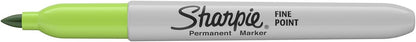 Sharpie Permanent Markers, Fine Point, Black, 12 Count