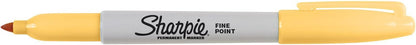 Sharpie Permanent Markers | Fine Point for Bold Details | BlackBlueRed and Green Ink Colours | 4 Marker Pens