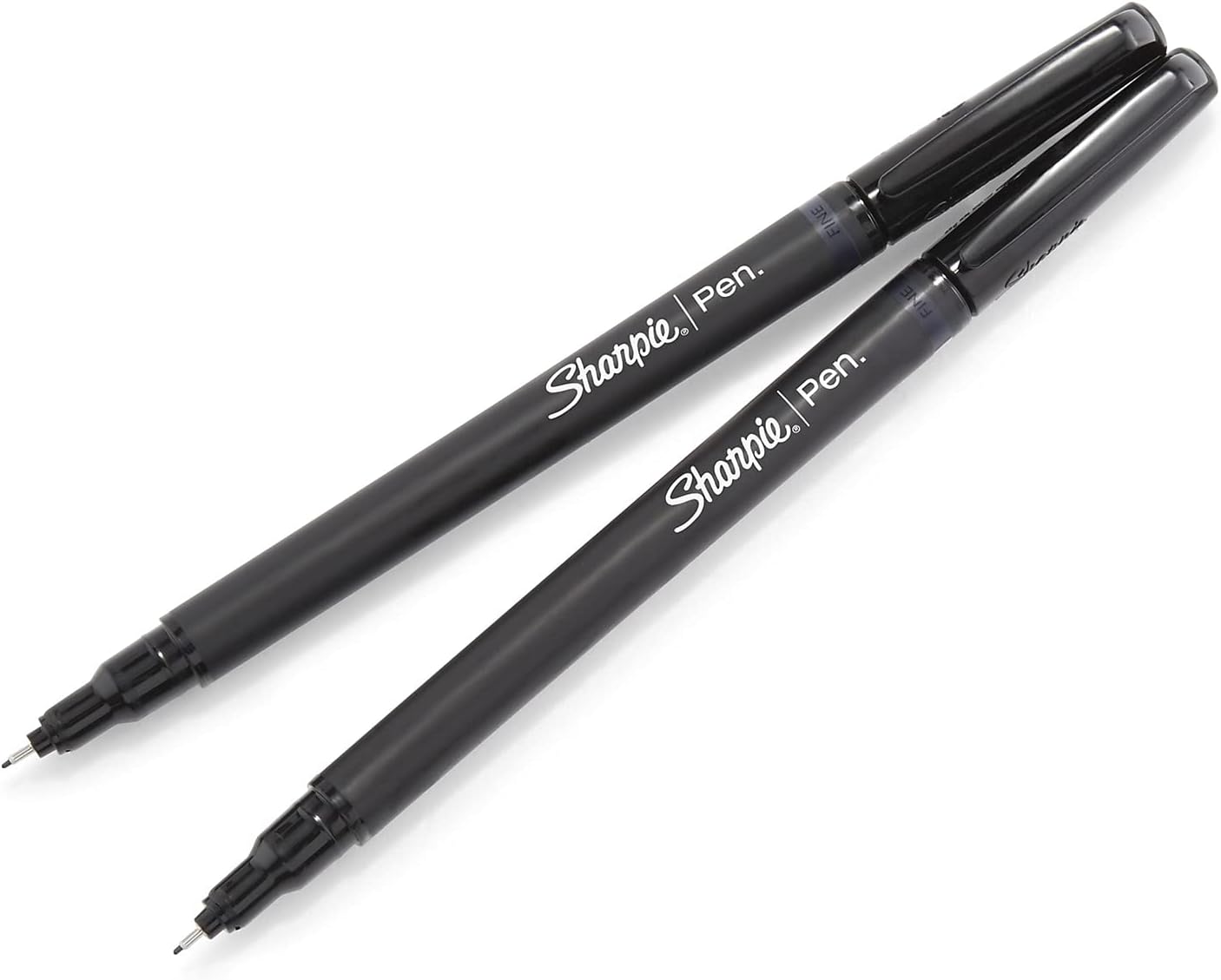 Sharpie Felt Tip Pens, Fine Point (0.4mm), Black, 4 Count - Art Markers, Journaling, Drawing